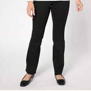 Belle by Kim Gravel Reg Primabelle Twill Forward Black Boot Cut Jeans - Size 14R